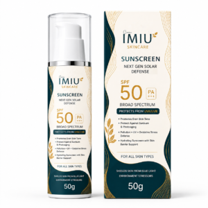 IMIU Skincare Sunscreen SPF 50 PA+++ – Next Gen Solar Defense (50g)