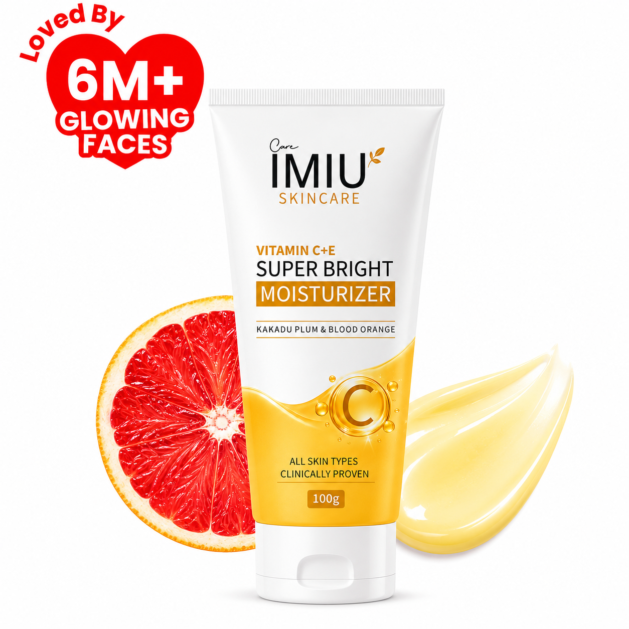 Care IMIU Vitamin C+E Super Bright Moisturizer (100g) | Kakadu Plum & Blood Orange